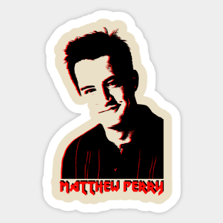 Matthew perry t-shirt Sticker